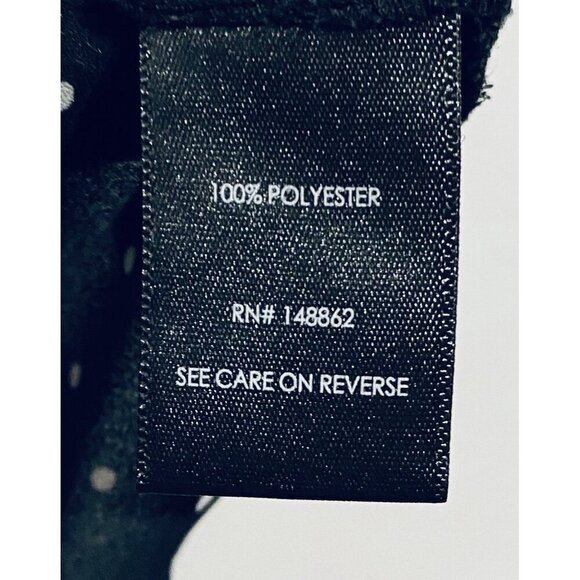 Torrid Top Womens 3X Black Ivory Polka Dot Split Neck Puffy Sleeve Whimsigoth - Picture 5 of 7